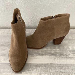 J. Crew Tan Ankle Bootie